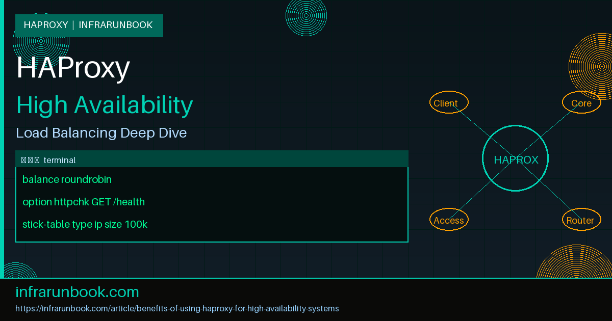 Benefits of Using HAProxy for High Availability Systems