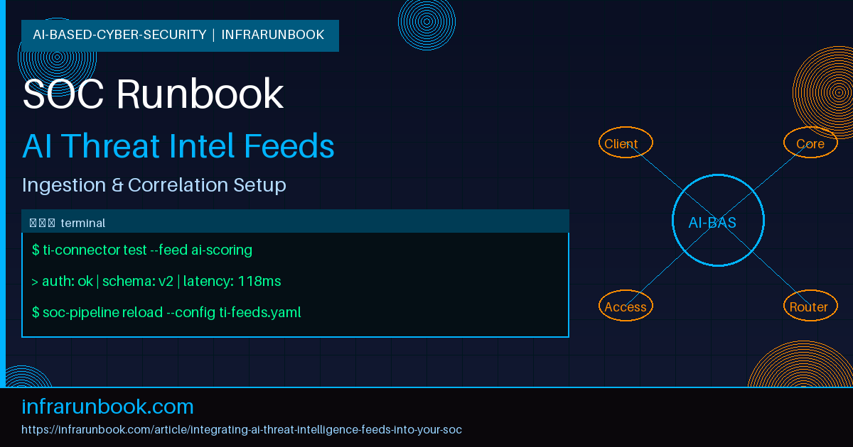 Integrating AI Threat Intelligence Feeds Into Your SOC