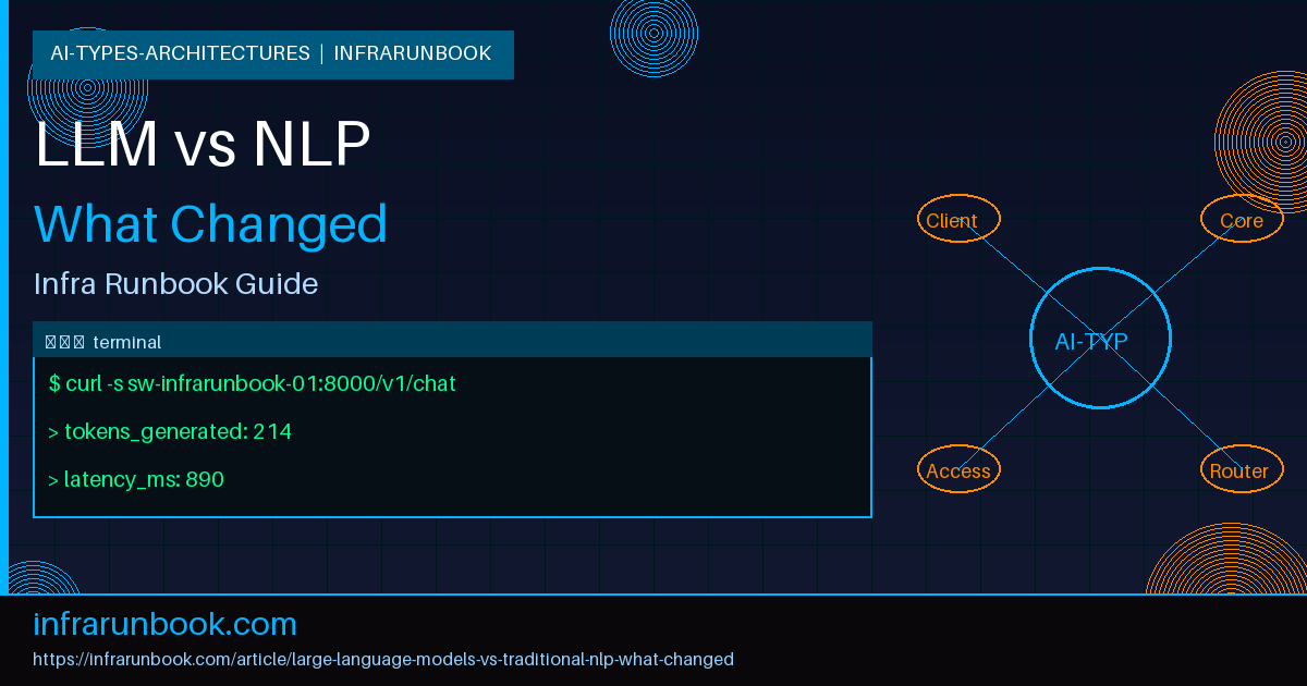 Large Language Models vs Traditional NLP: What Changed?