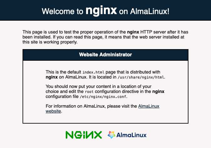 How to Install Nginx on AlmaLinux 9