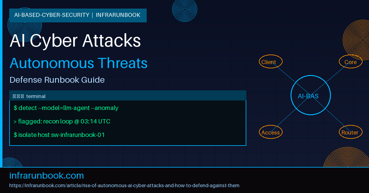 The Rise of Autonomous AI Cyber Attacks and How to Defend Against Them