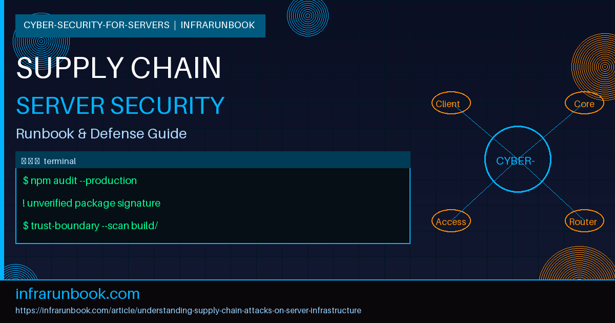 Understanding Supply Chain Attacks on Server Infrastructure